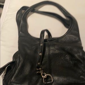 Black leather Botkier bag